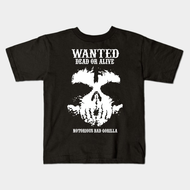 Wanted Dead Or Alive Kids T-Shirt by KewaleeTee